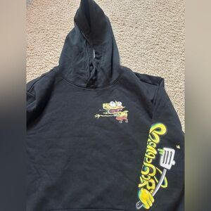 NWT h&M Spongebob Squarepants Black hoodie Large